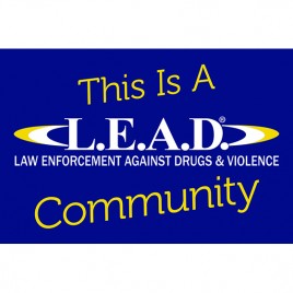 18″wide x 12″tall LEAD Community Sign